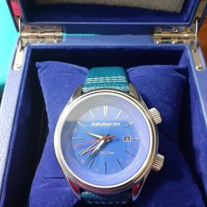 Aragom women's watch-Blue